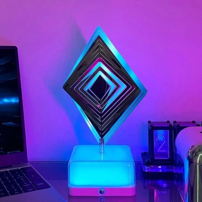3D Rotating Ambient Night Light