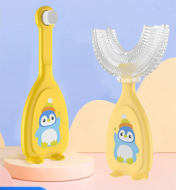 Kids 2Pcs Toothbrush Set Navy Blue – Sunshine